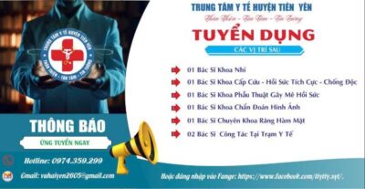THÔNG BÁO TUYỂN DỤNG NĂM 2025